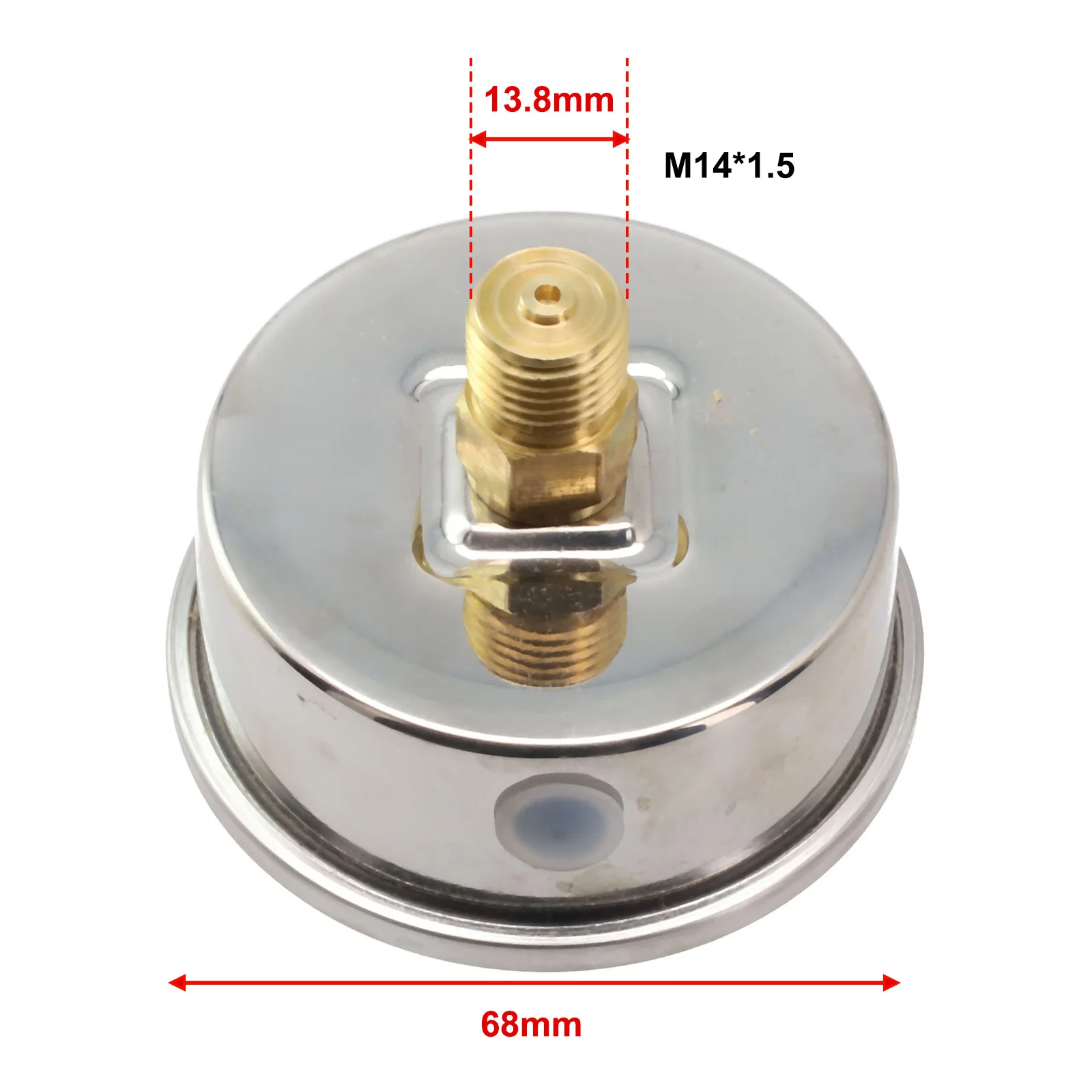 Messgerät Detektor Manometer m14x1, 5 Metall zeiger Manometer Hochdruck reiniger Edelstahl gewinde 0-100 bar