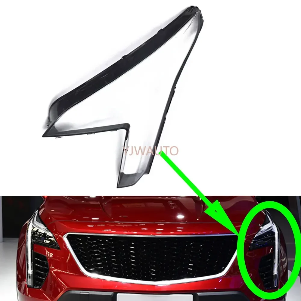 

For Cadillac XT4 2018 2019 2020 2021 Headlamp Lens Car Headlight Cover Glass Replacement Clear Front Lamp Auto Shell