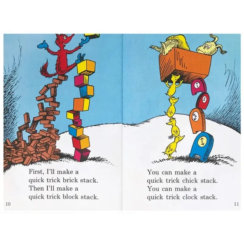 5 livros/conjunto um caso clássico do dr seuss crianças diversão interessante inglês imagem livro de história 3-11 anos crianças aprendendo brinquedos