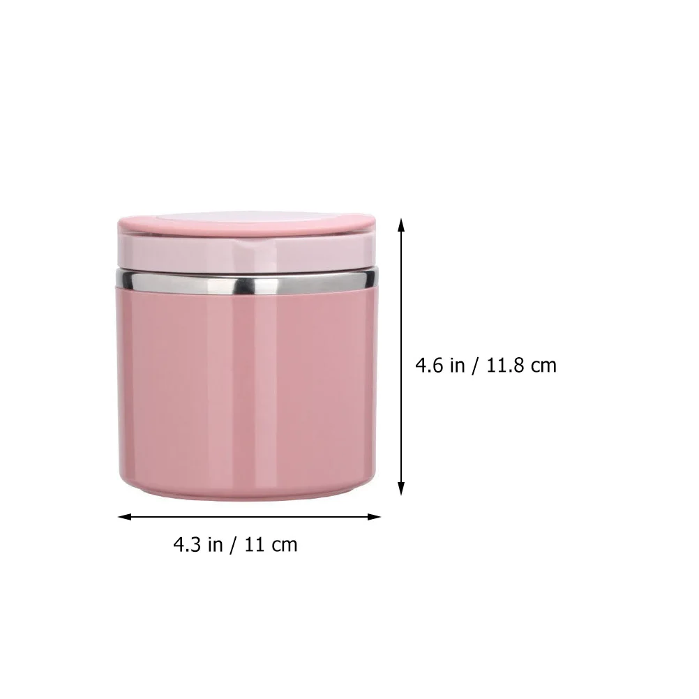 

Breakfast 304 Stainless Steel Insulated Soup Container Portable Lunch Thermal Cup Leakproof Cereal Holder Overnight