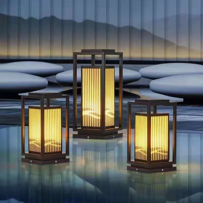 Garden Villa Park Outdoor Waterproof Ground Light New Chinese Style Lawn Light