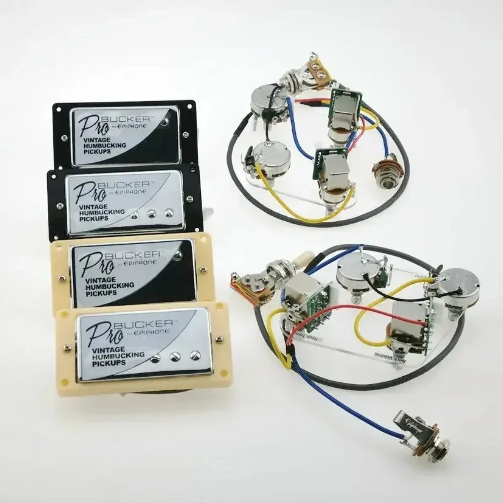 Humbucker Standard Classic Alnico Bucker PRO Guitar Pickups  4C with Wiring Harness