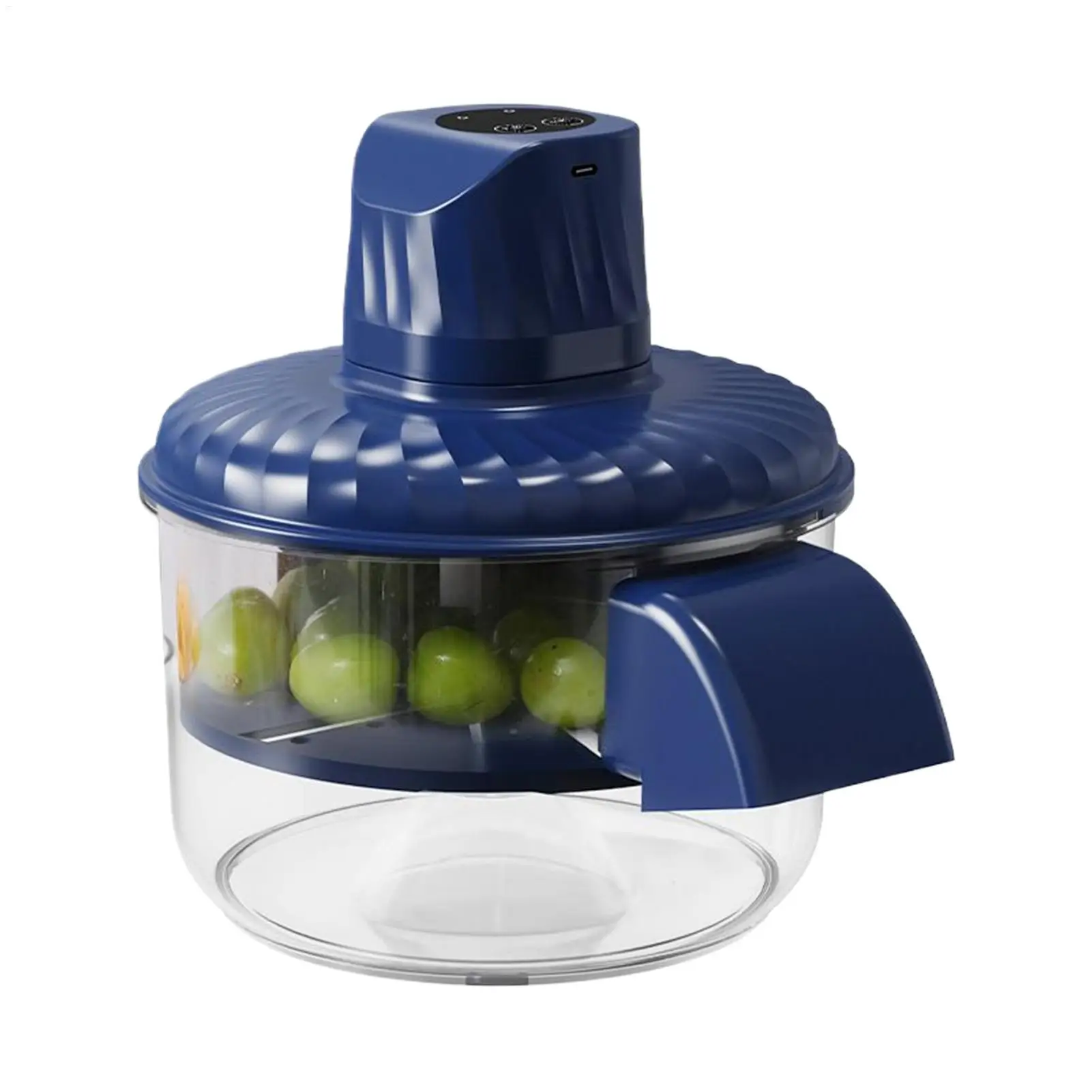 Máquina Eléctrica Peladora de Uvas, Removedor de Piel Inalámbrico, Herramienta de Cocina de Gran Capacidad, Pelador Automático para Ajo, Uva, Patata y Tomate