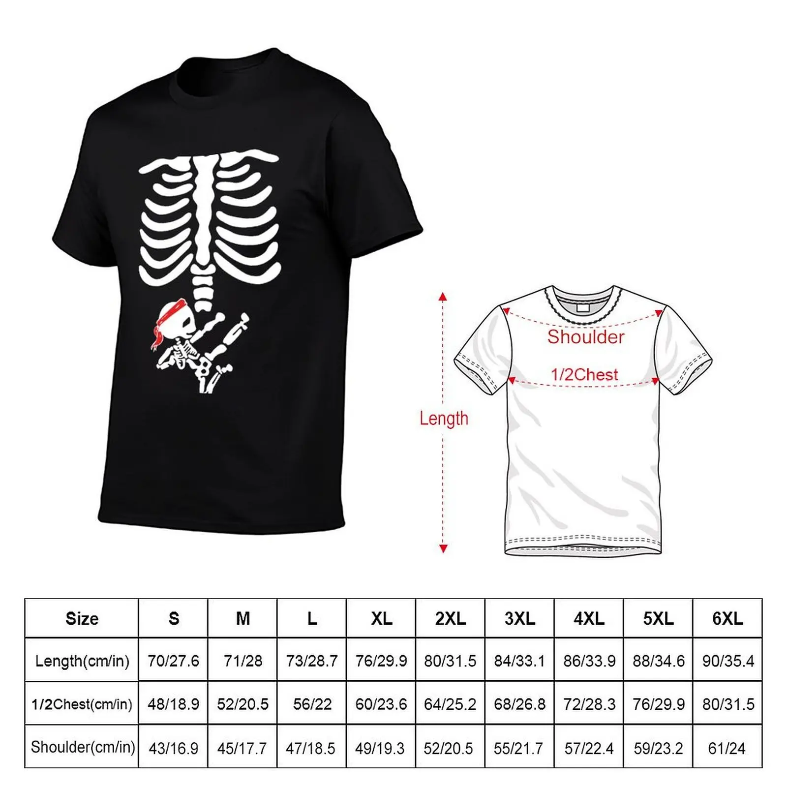Cute Pregnancy Announcement Skeleton Karate Baby T-Shirt man t shirt luxury man t shirt heavy cotton man t shirts cotton T-shirt