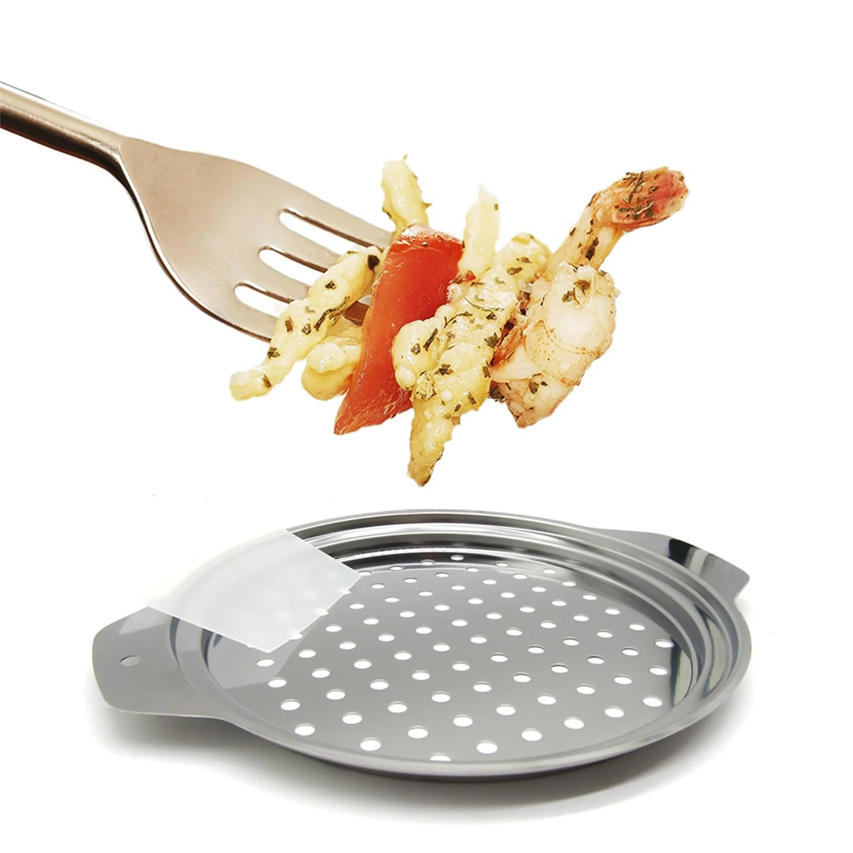 AFOURT-3X Stainless Steel Spaetzle Maker Lid With Scraper Traditional German Egg Noodle Maker Pan Pot Spaghetti Strainer