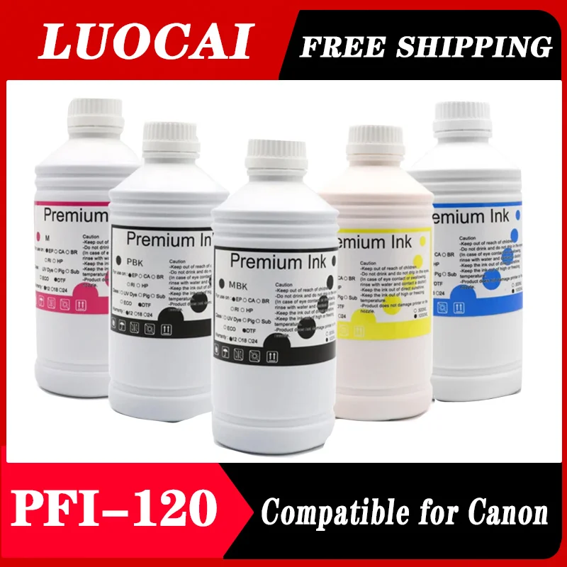 

1000ML each Bottle PFI-120 pigment ink for Canon TM200 TM205 TM300 TM305 200 205 300 305 printer inks