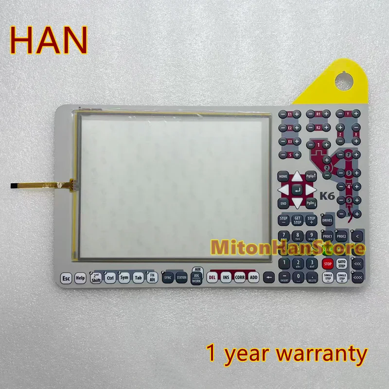 New For IGM K6 HMI igm K6 22B200 PLC Membrane Keyboard Button Keypad Touch Screen Glass