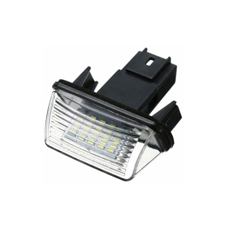 For Peugeot 206 207 307 308 407 5008 Partner Citroen C3 C4 C5 Xsara Picasso LED Number License Plate Lamp Light 2PCS