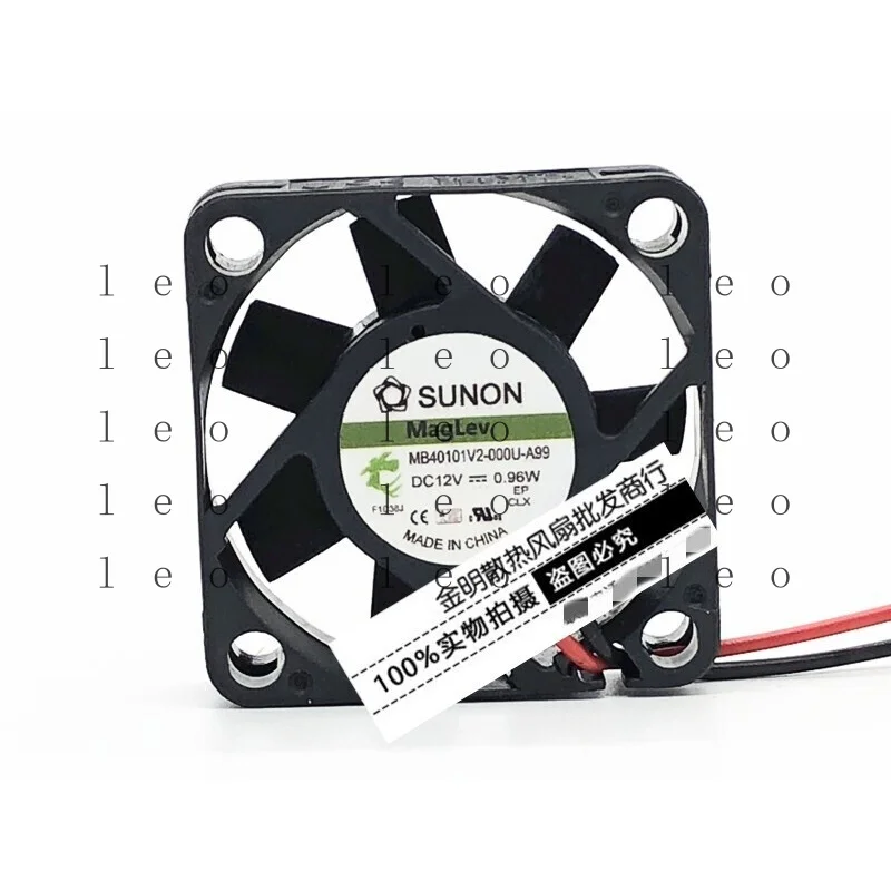 EE  1 pcs   4010 4CM MB40101V2-000U-A99 12V 0.96W Silent Cooling Fan. #A6-4