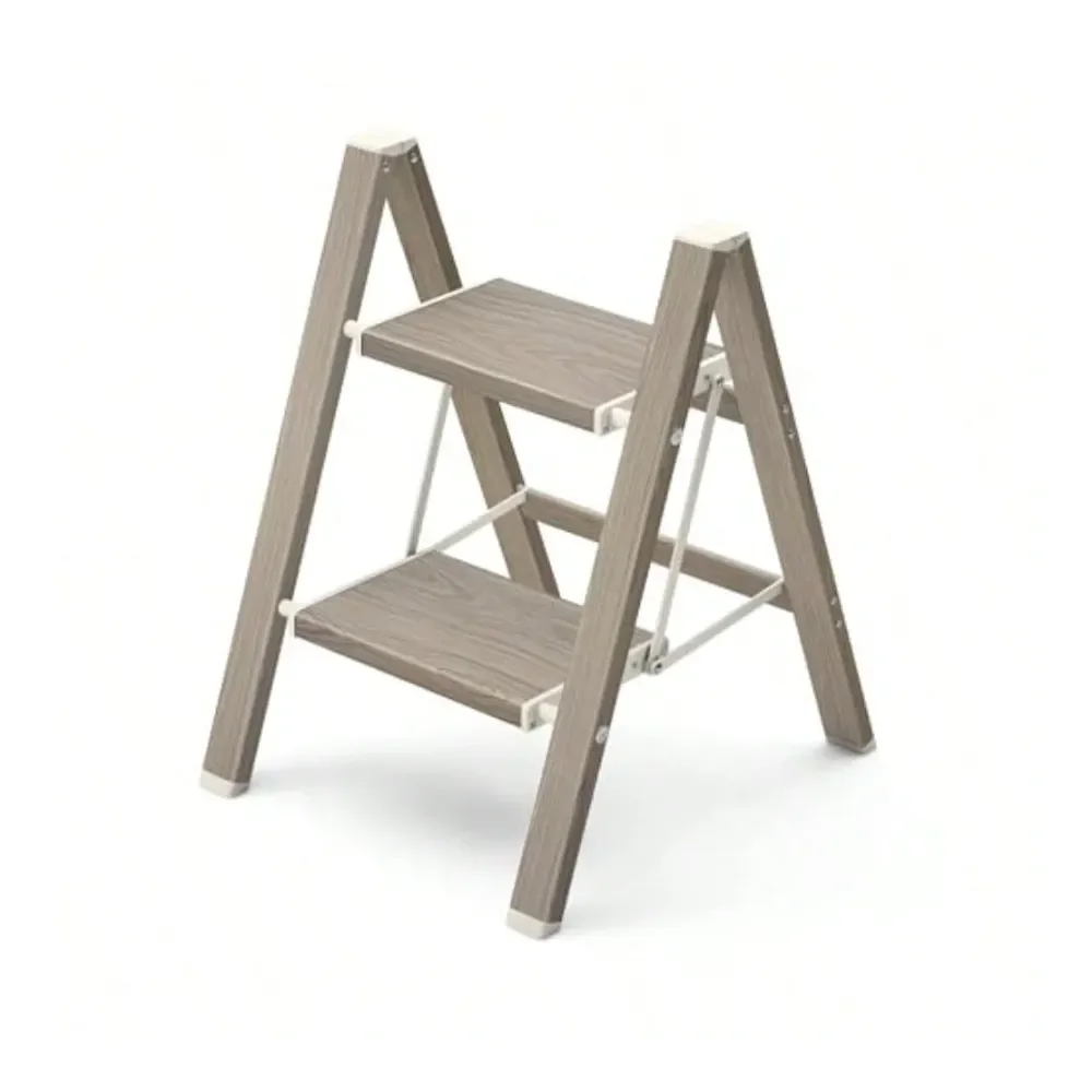 

Step LadderAluminum Folding Step Stool For Adults Step Ladder With Wide AntiSlip Pedal 330 Lbs Capacity For Home Kitchen Librar