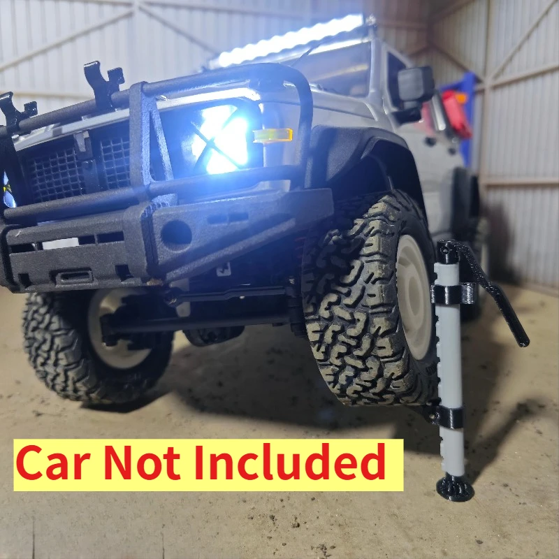 RC Crawler Custom Size Simulation Bull Bar Front Bumper Jack Decor Parts For MN/TK300 1/12 Scale RC Off-road Modificat Accessory