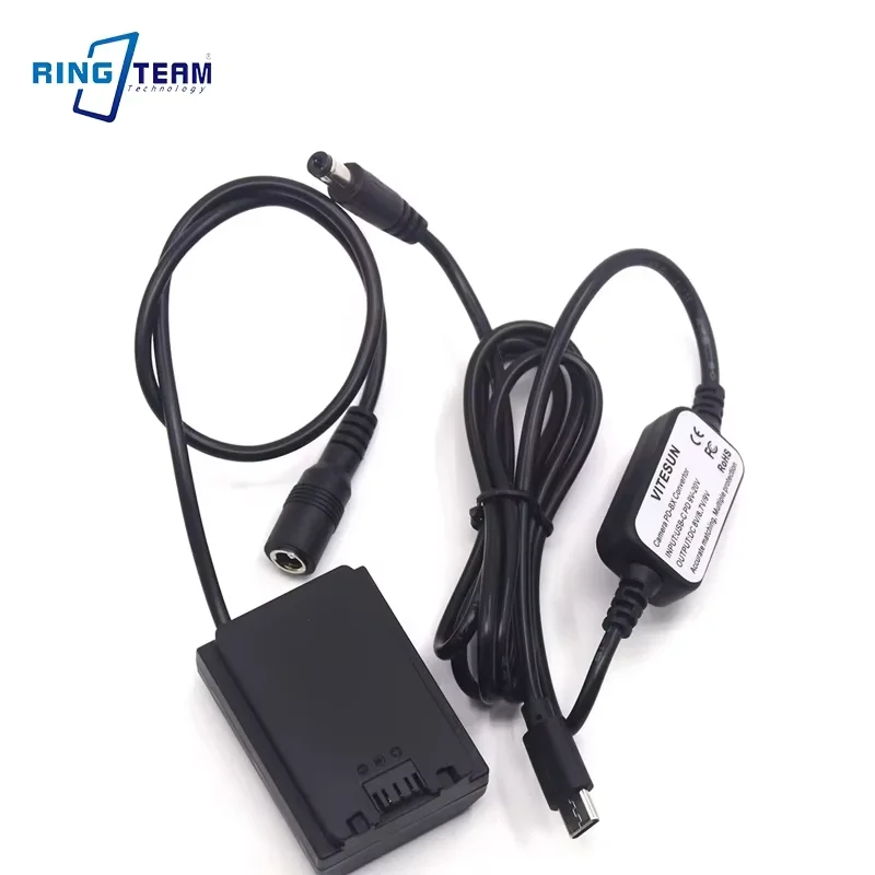 

NP-FZ100 Dummy Battery+USB Type-C PD Power Bank Cable Adapter For Sony A1 A7 A9 A7C A7III A7RIII A7SIII A7RM4 A7RIV A9II A6600