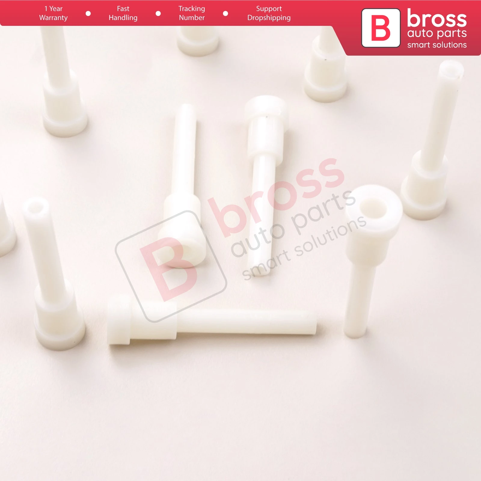 Bross Auto Parts BCP046 10 Pieces Cable End Rope Dowel for Window Regulator Winder Mechanism Type BCP046 Fast Handling