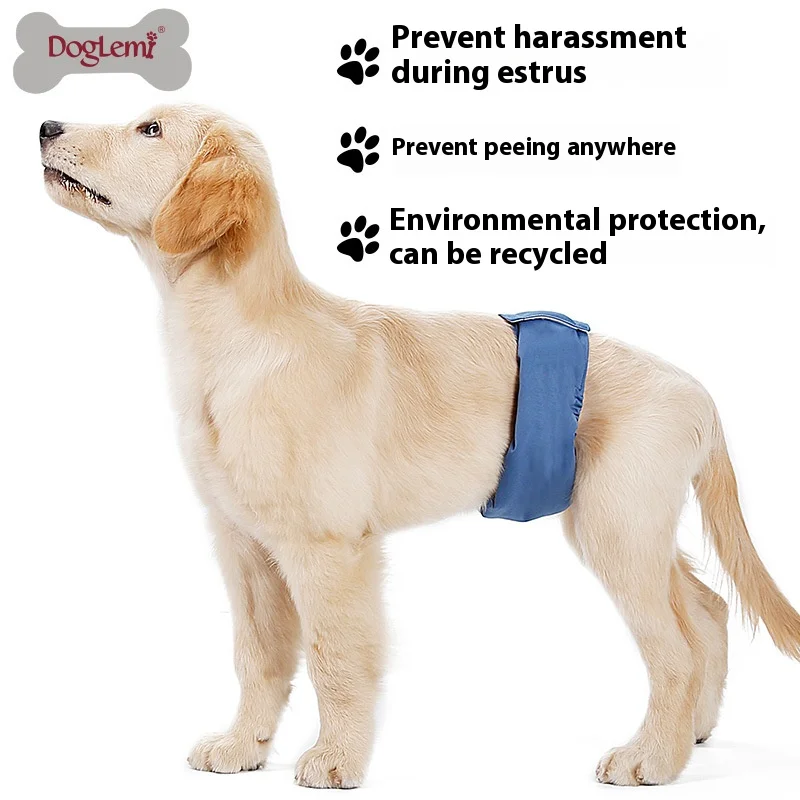 

Dog Physiological Pants Estrus Anti-Harassment Sanitary Pants Can Be Used In All Seasons Breathable And Absorbent Male Dog Pants