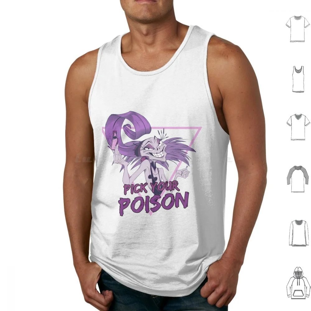 

Villains Yzma Pick Your Poison Portrait Tank Tops Vest Sleeveless World Cute Movie Magic Kingdom Walt World Pixar Princess