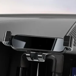 For Volvo XC60 S90 S60 XC40 XC90 V90 ABS Silver Car Air Vent Mobile Phone Holder GPS Navigation Holder Car Accessories
