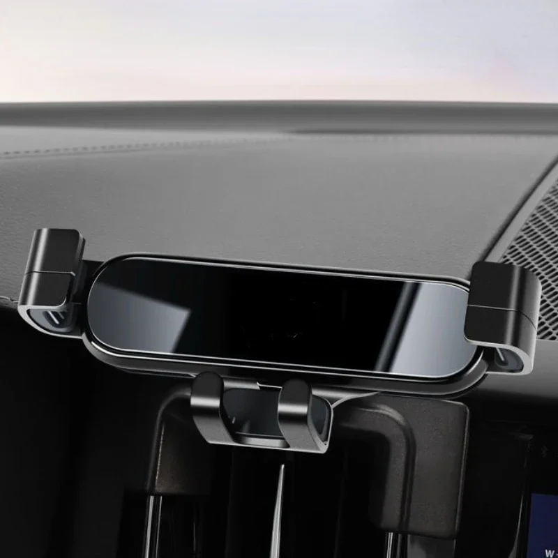 For Volvo XC60 S90 S60 XC40 XC90 V90 ABS Silver Car Air Vent Mobile Phone Holder GPS Navigation Holder Car Accessories