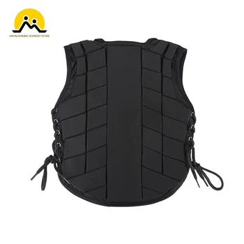 Gilet da equitazione gilet protettivo spesso in Eva per bambini gilet equestre da equitazione di sicurezza all'aperto attrezzatura equestre per bambini