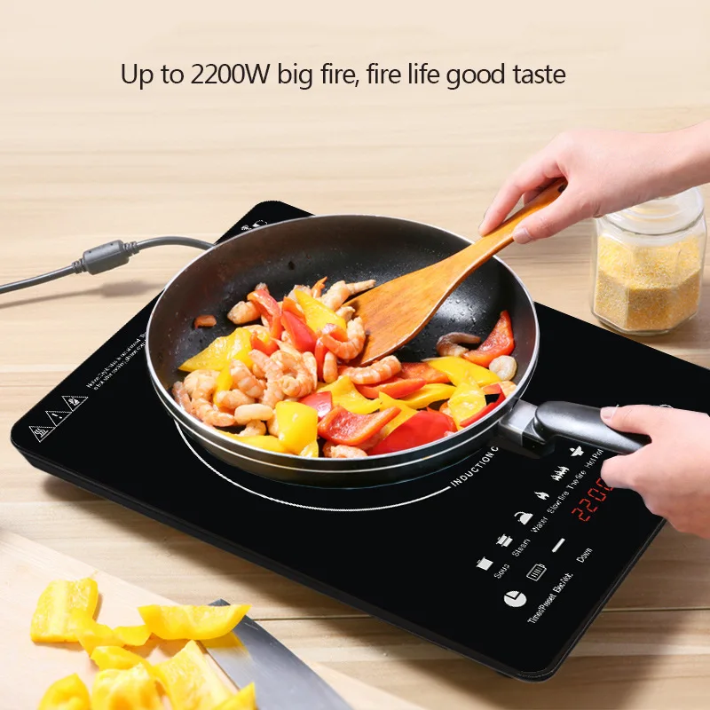 Household 110v Induction Heater, Induction Cooker, Electric Heating Plate, Hob, Baking Plate, 220v Electric Ceramic Oven