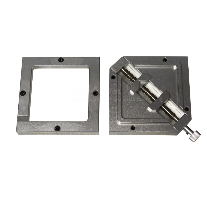 HT‑90 Silver BGA Reballing Station Universal 90MM Jig with 10 PCS Universal Stencils for IC Chip Rework Repair