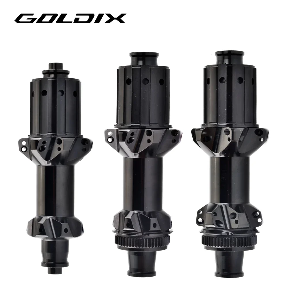 GOLDIX ROAD Bicycle Hub Sealed Bearing Ratchet 36T 2:1 Straight Pull V-Brake Central lock Disc Brake 18H 21H 24H for Shimano 105