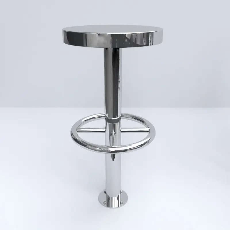 Factory  Outdoor Seating Swim up Bars Pool Stool Floor Mounted Underwater 304 316 Stainless Steel Round Stool