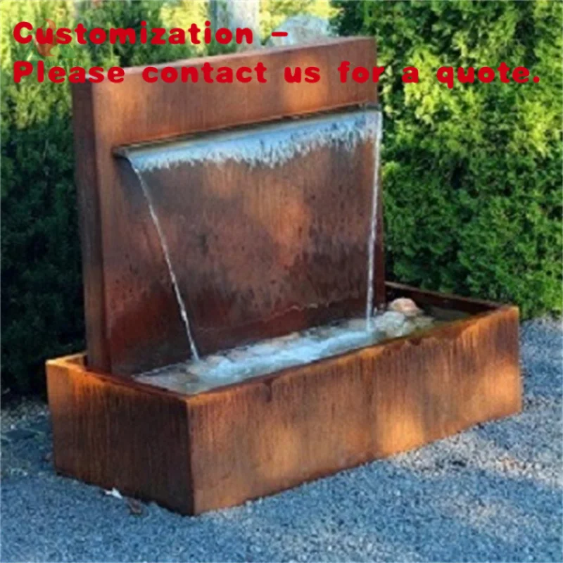 custom.Features Gardens Waterfall Fountain Garden Curtain Rain Curtain Wall Fountain