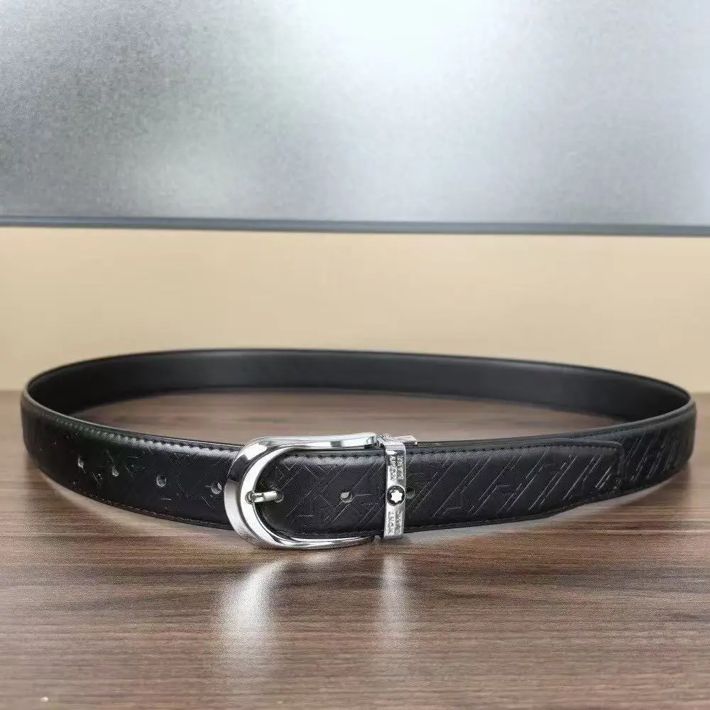 2025 Cintura da uomo in pelle da donna da 3,6 cm con fibbia automatica in lega di alta qualità Cinture da lavoro classiche unisex per jeans