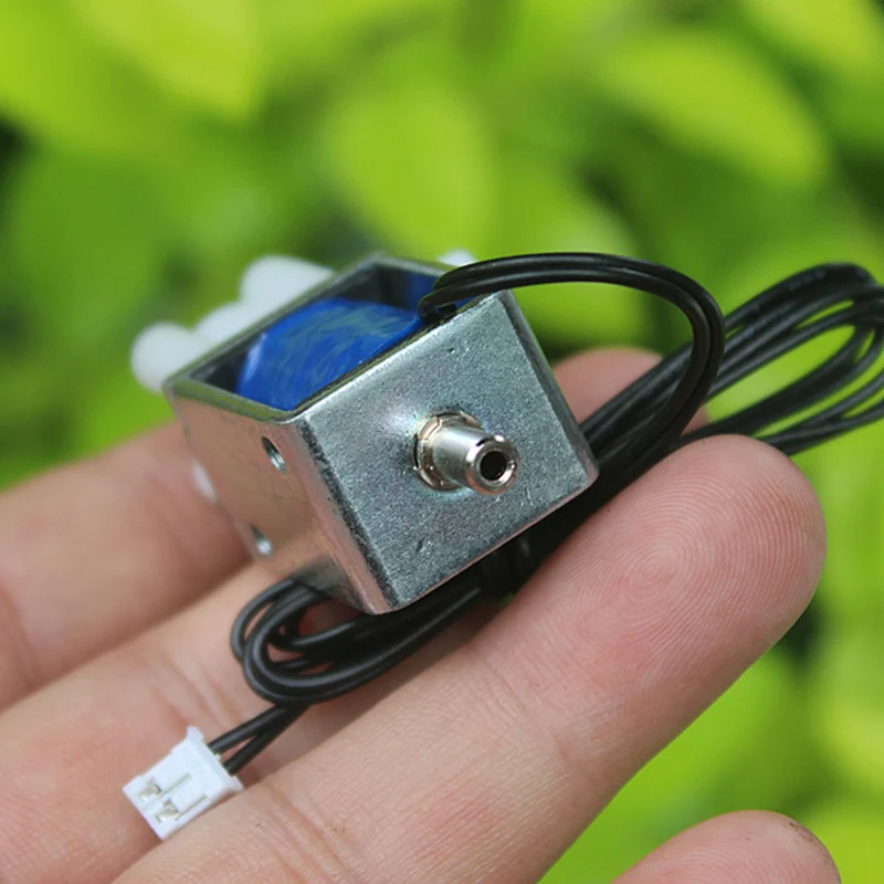 Micro DC 24V 2-Position 3-Way Electric Solenoid Valve Small Electromagnetic Water Valve Flow Control Air Valve
