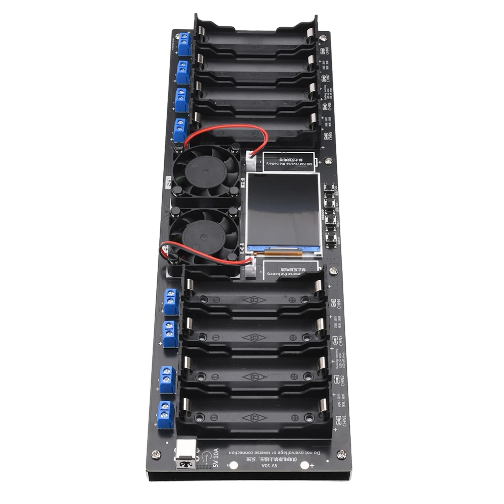 Curve Display 8-kanaals 18650 Batterijcapaciteit Interne Weerstandstester 2.4 Inch 5V Automatische Laad-En Ontlaadmodule