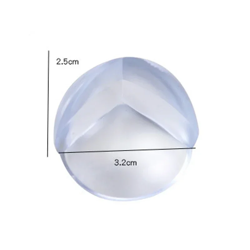 4 قطعة/الوحدة لينة واضحة المطاط الجدول مكتب حافة ركن حامي الحرس الطفل الطفل الاطفال آمنة الجدول ركن حامي الضروري اليومي #6