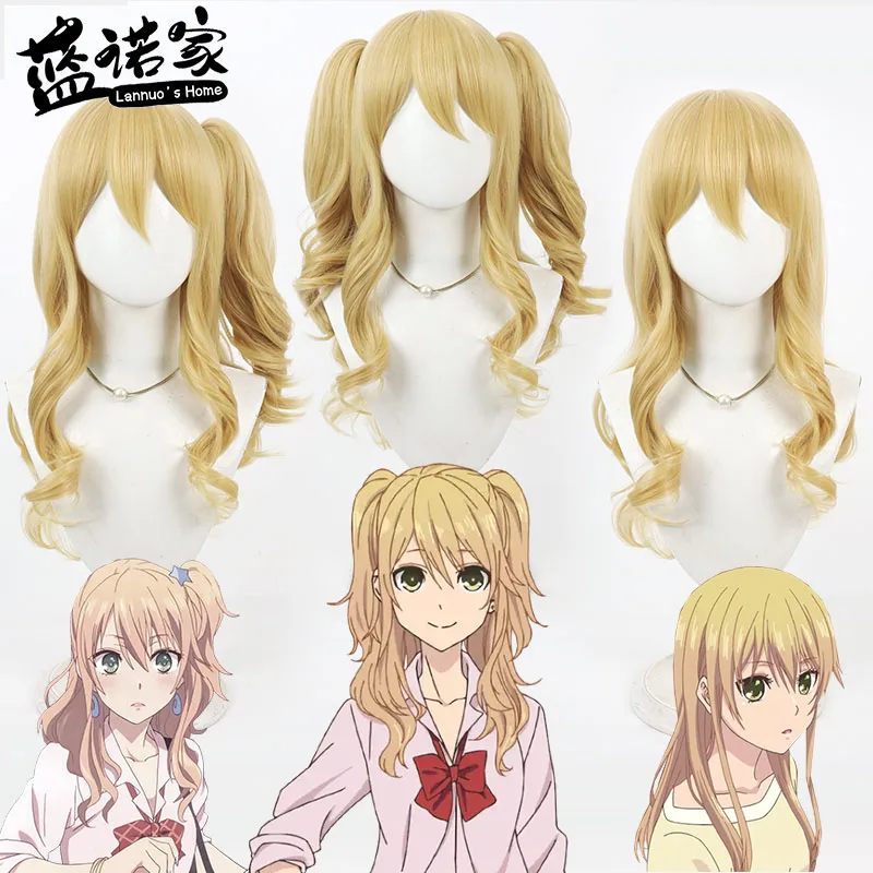 

Anime Citrus Aihara Yuzu Aihara Mei Cos Cosplay Wig Halloween Party Prop Synthetic Hair Heat Resistant Fiber + Wig Cap