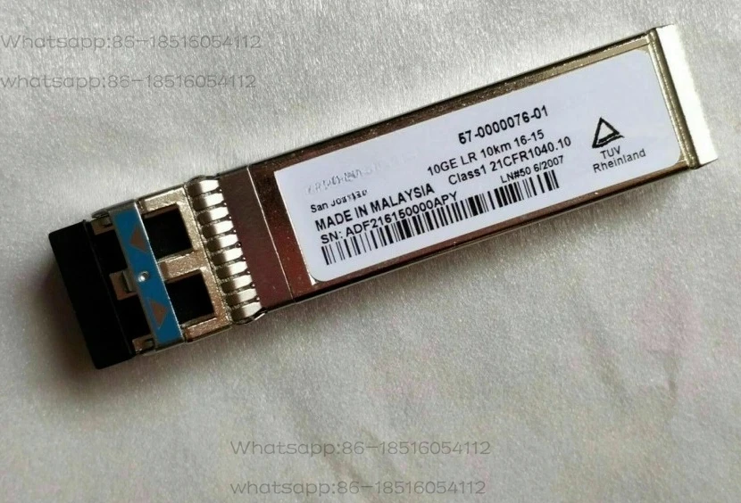 57-0000076-01 10GE LR 10KM 1310nm SFP + 10 Gigabit Module, Accessories