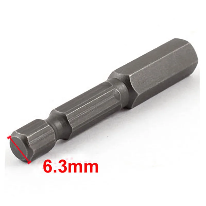 1pcs Double Hex Head Screwdriver Bits 8mm Tip Magnetic Hex Shank Hexagon Screwdriver Bits Electric Drill Bits Power Hand Tools