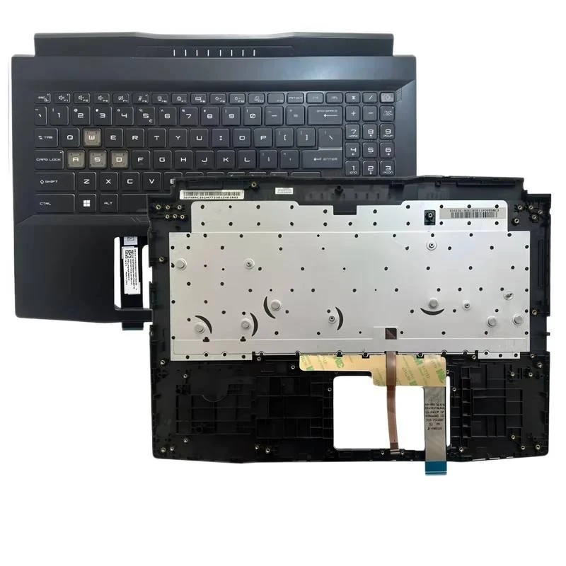 New for MSI Katana 15 GF66 B13V MS-1585 15.6 inch black laptop keyboard with hand rest 307585C251