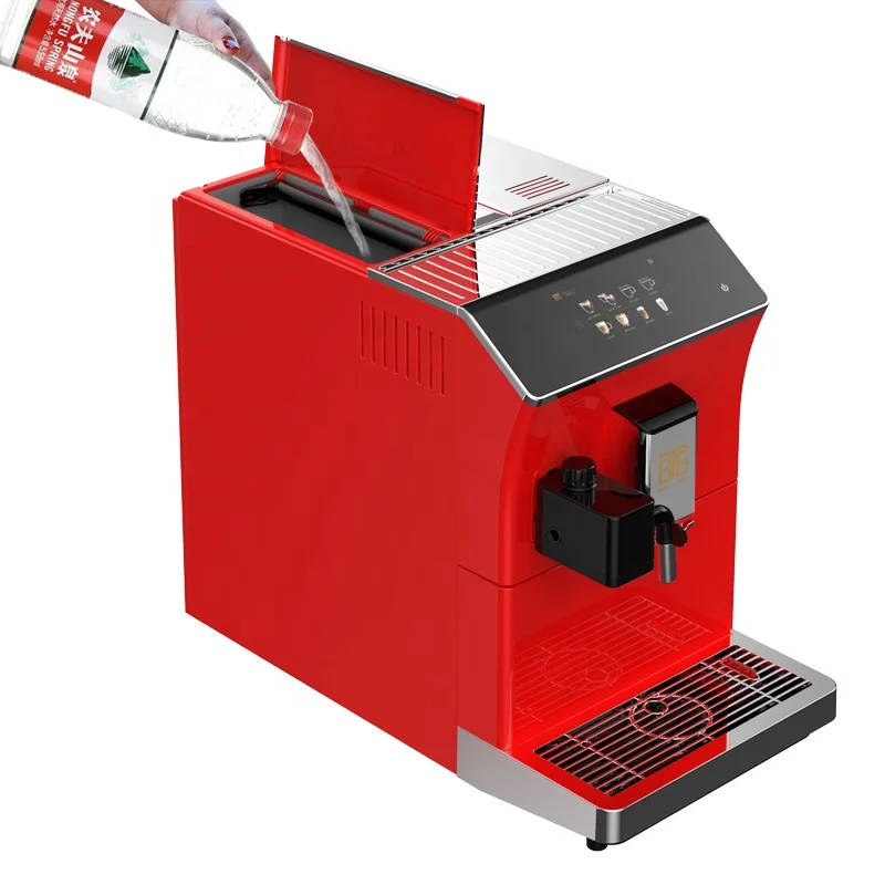 Instant Coffee Machine Commercial Milk Machine Automatic Coffee Cappuccino Freshly Ground Beans Automatic Coffee Machine