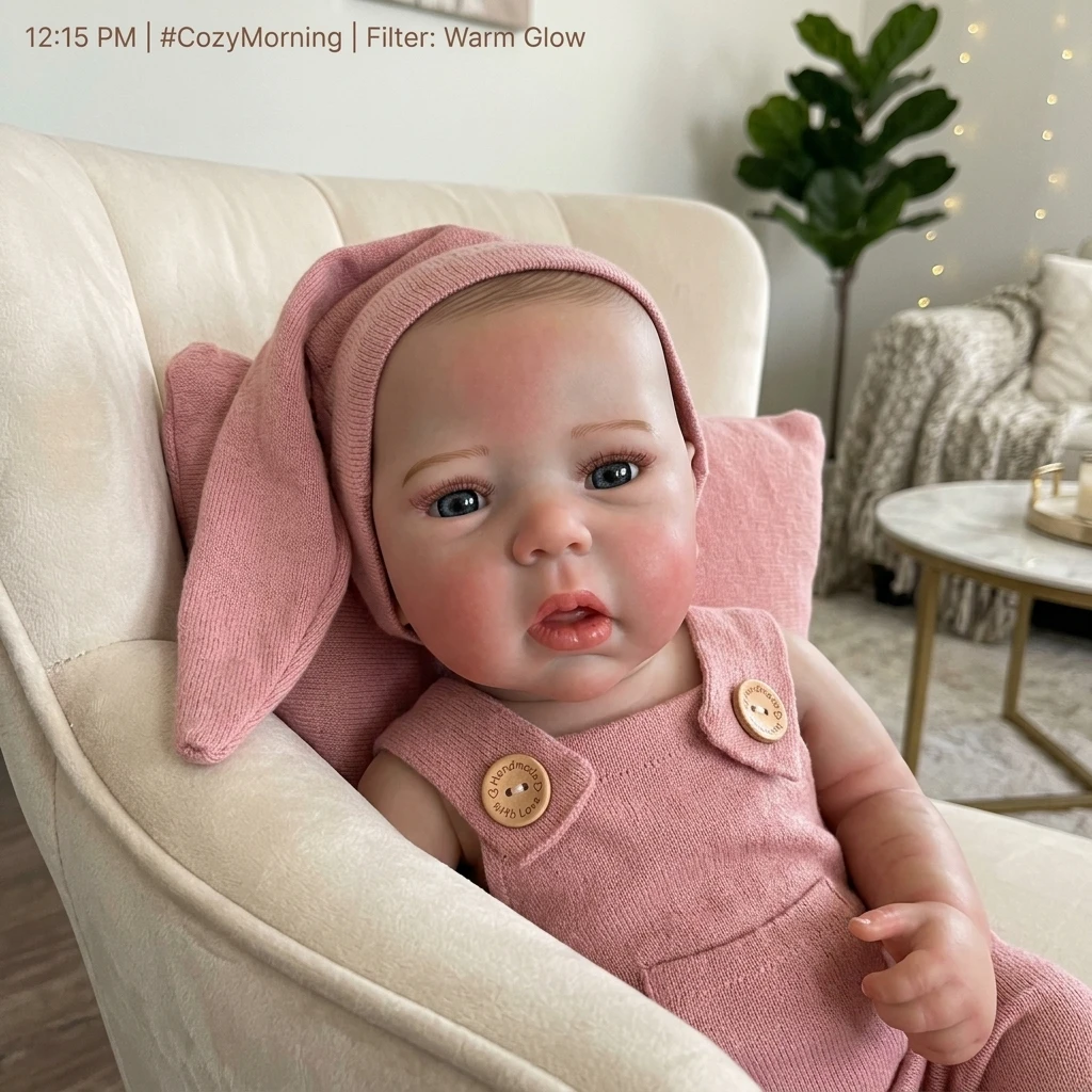Kids Toys New Born - 18 Inch Handmade Lifelike Bebe Newborn