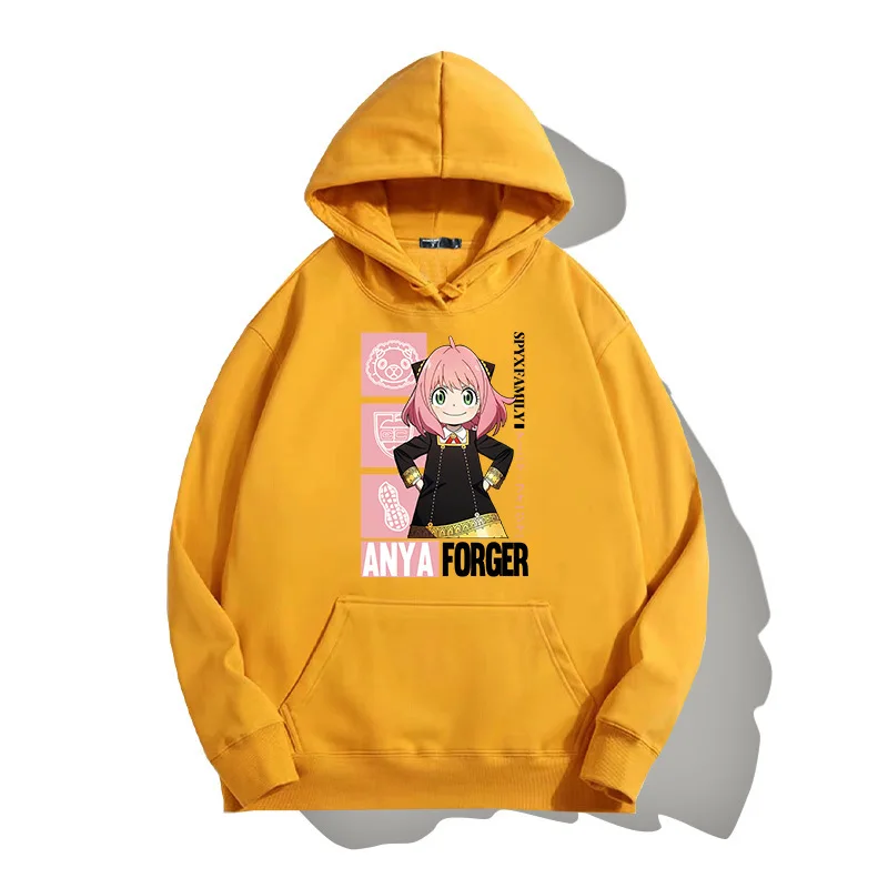 Spy X Family Anime Printed Hoodie Fashion Urban Street Clothing Minimally Creative Women's Loose Youth Popular Leisure Sports