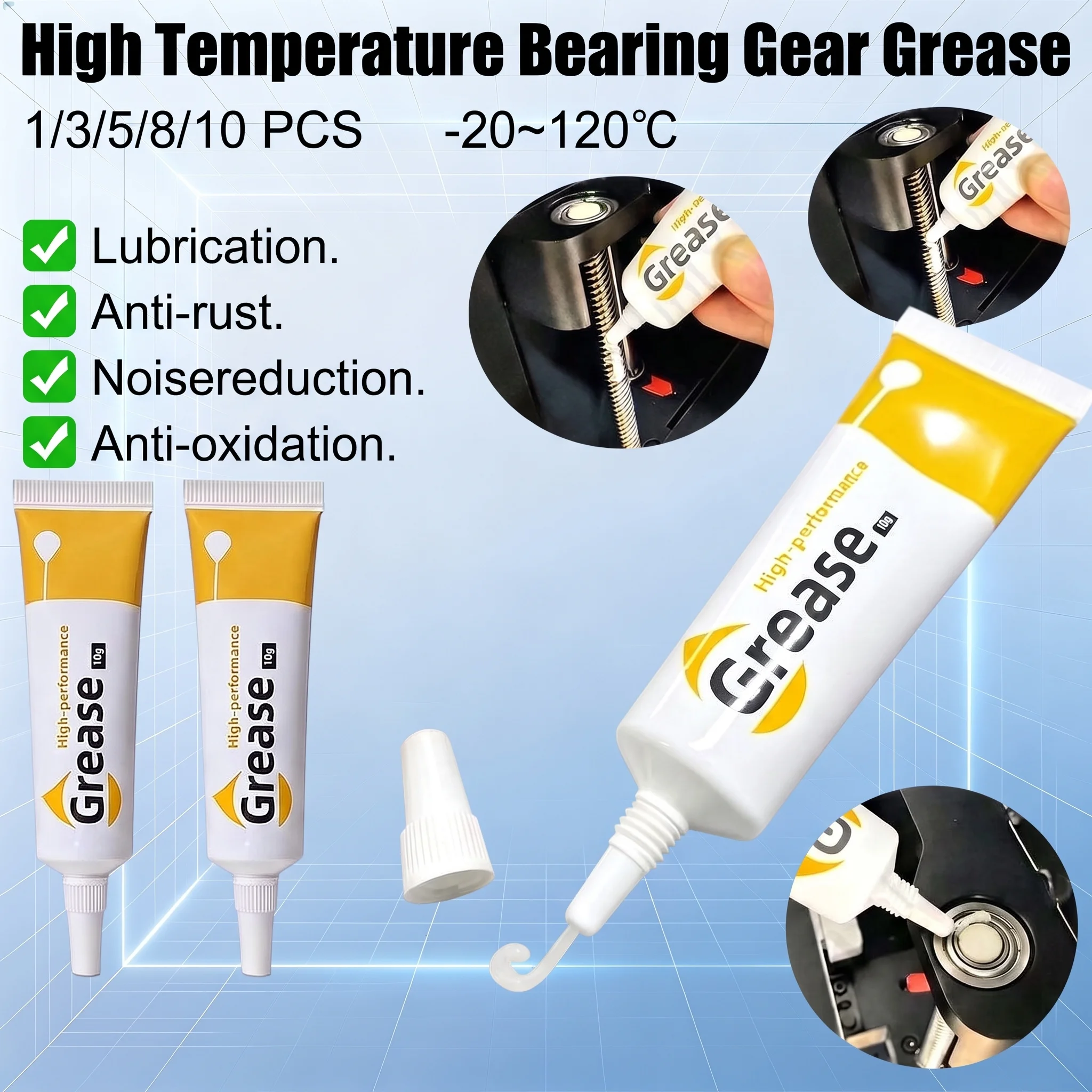5-in‑1 3D Printer Maintenance Kit Lubricating Oil High‑Performance Grease Cleaning Brush For Bambu Lab Creality Ender Printing