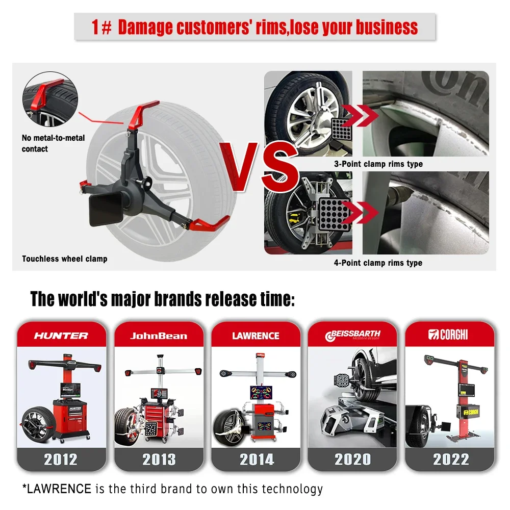 Lawrence Wheel Alignment Machine For Sale T9+ 3d Alignment Machine Computerized Wheel Alignment Machine