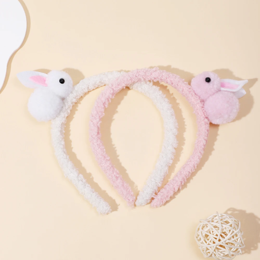 

Cartoon Plush Rabbit Hair Clip Hairbands Cute Easter Hair Accessories For Girls Plush Children Headwear Ideal choice for Gifts