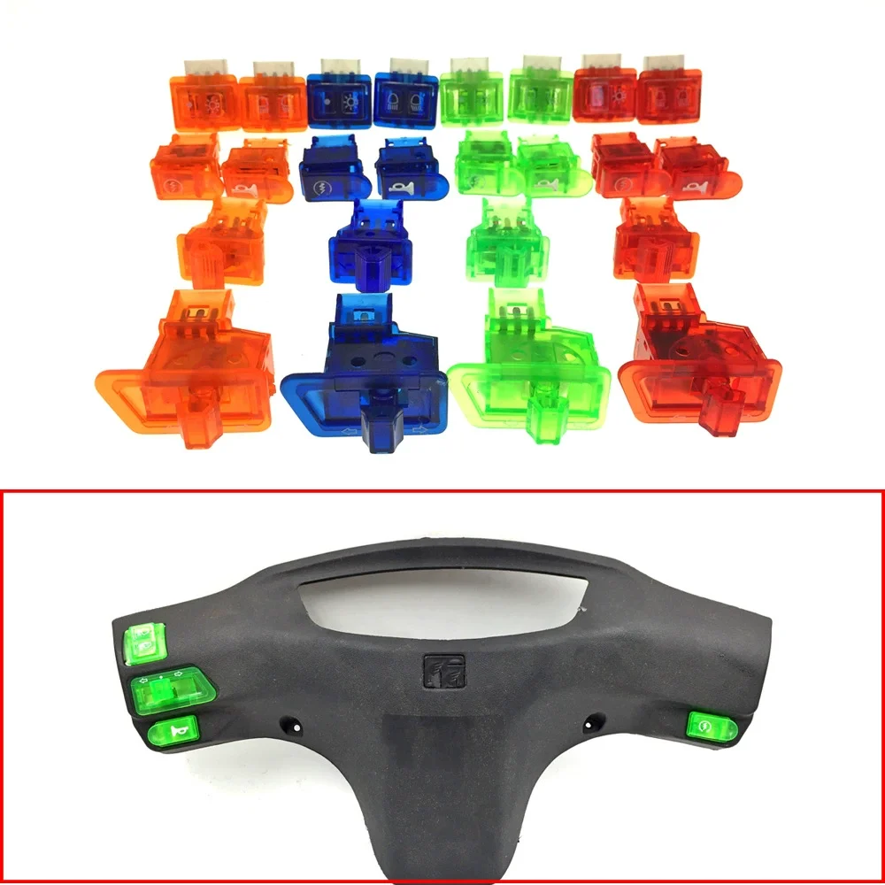 Switch Headlight Turn Switch Three Wire High Low Beam Dimmer Horn Start Switches for Honda DIO AF18 AF28 ZX34 Racing Parts