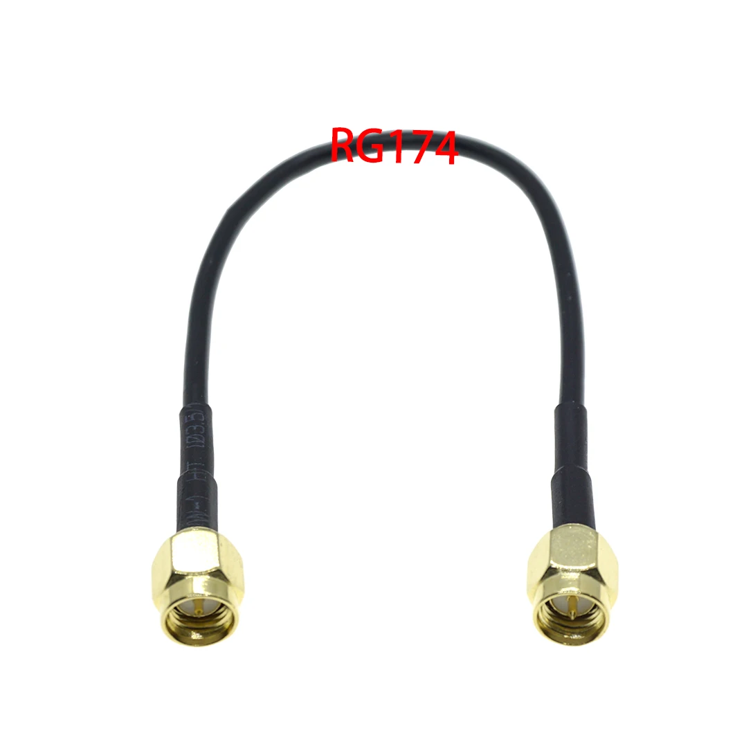 RG316 RG58 RG174 RG142 RG400 RG402 SMA Male To SMA Male Plug Connector RF Coax Coaxial Cable Wire Pigtail Jumper Extension cord