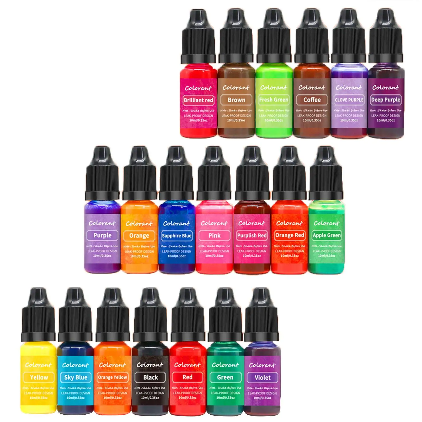 

Candle Dye 20 Pieces Concentrate Bright Decorative Soap Dye DIY Supplies for