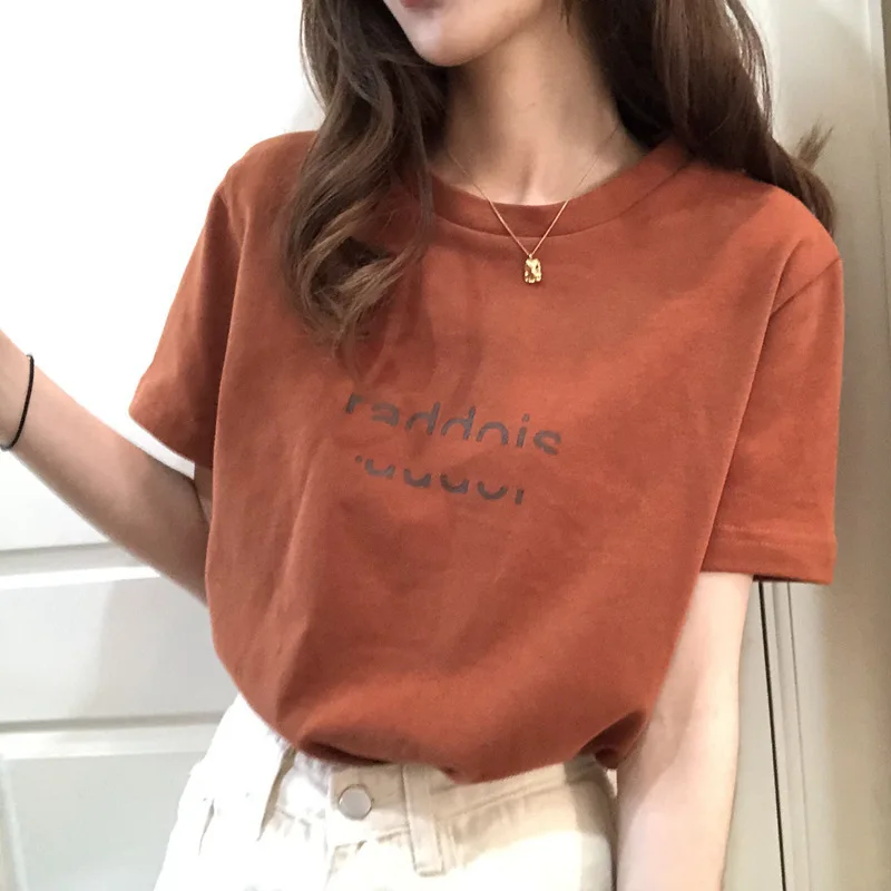 

Short Sleeved T-Shirt, Summer Korean Version, New Loose Oversized Top, Women'S Student T-Shirt
