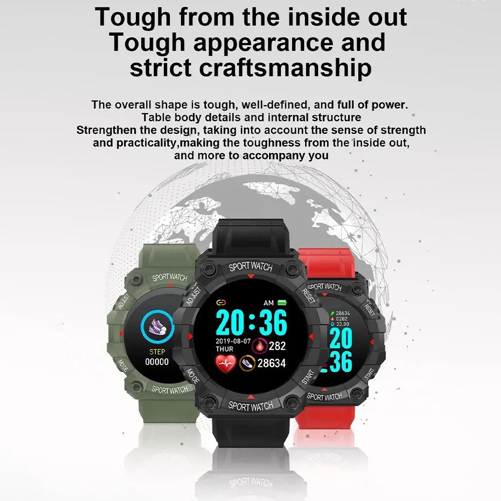 Sport Military Watches Child Bracelet Men And Women 1.44” Screen 128*128 Multimotion Health Monitoring Alarm Clock Smartwatches