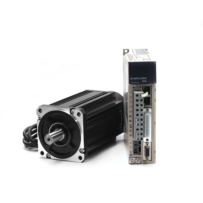 Silnik serwo AC Siheng Motor Factory 80SF-M3520+KA05 220V 730W 3000 obr./min 3,5Nm z wysokim momentem obrotowym do maszyn laserowych