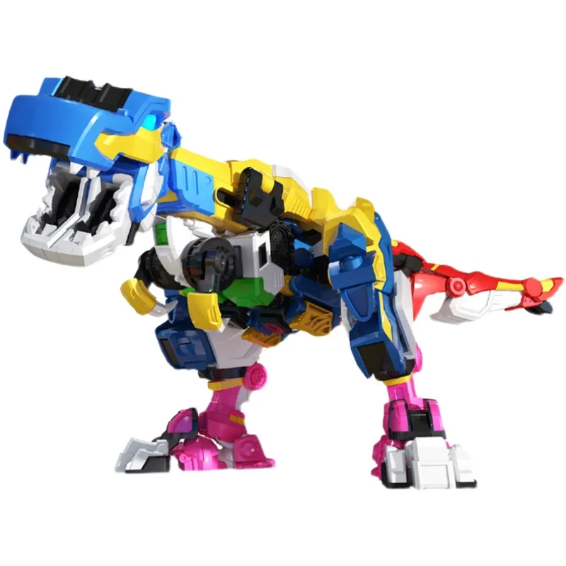 

Mini Force Transformation Robot Model Miniforce 2 SUPER TYRAKING 5-Intergration Tyranno T-Rex Deformation Toys For Boy Gift