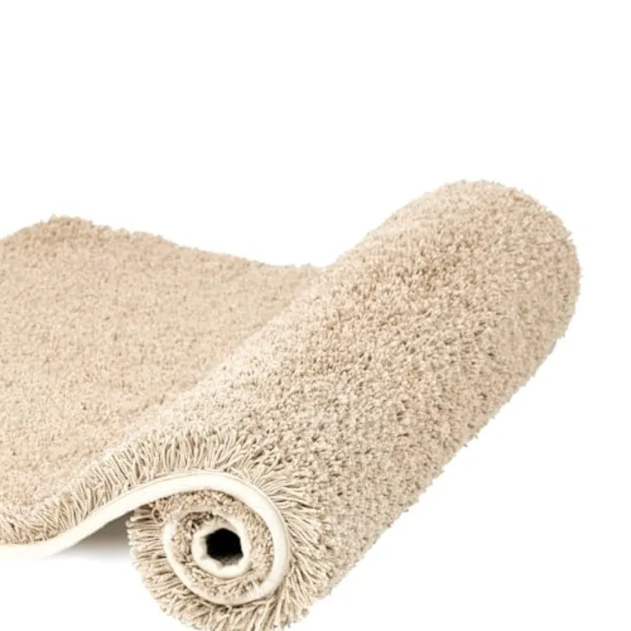 

Bathroom Rug Non Slip Bath Mat,Water Absorbent Soft Microfiber Shaggy Bathroom Mat Machine Washable Bath Rug Thick Plush Rugs f
