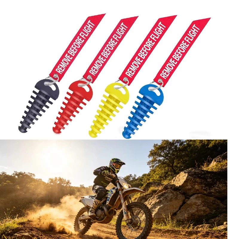 1/3/5 Stück 1,07" - 1,85" Auspuffstopfen Motorrad Motocross Endrohr Gummi-Entlüftungsstopfen Auspuff-Waschstopfen Rohrschutz